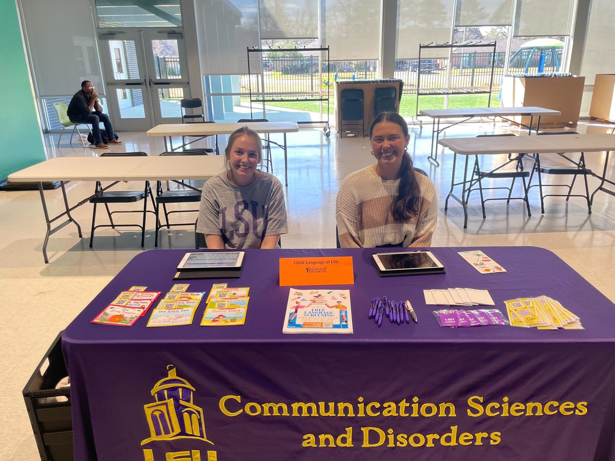 LENDlab's tweet photo. The @LENDlab is out in the #EBR community today talking about early language screenings for kids! https://t.co/2avyZW8Fm0