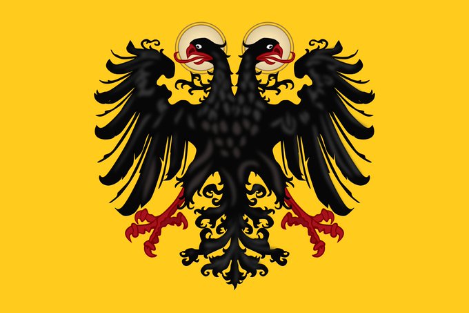 西ローマ帝国の後継を自称する神聖ローマ帝国も双頭の鷲 