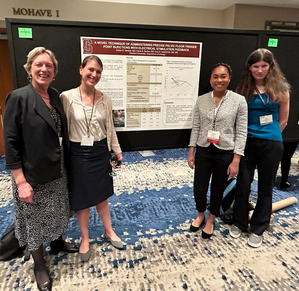 <a href="/_AHerbertMD/">Amber</a> <a href="/Dr_A_Dobberfuhl/">Amy Dobberfuhl</a> <a href="/ecskinner53/">Eila Skinner</a> representing   <a href="/StanfordUrology/">Stanford Urology</a> at #SWIU23!!