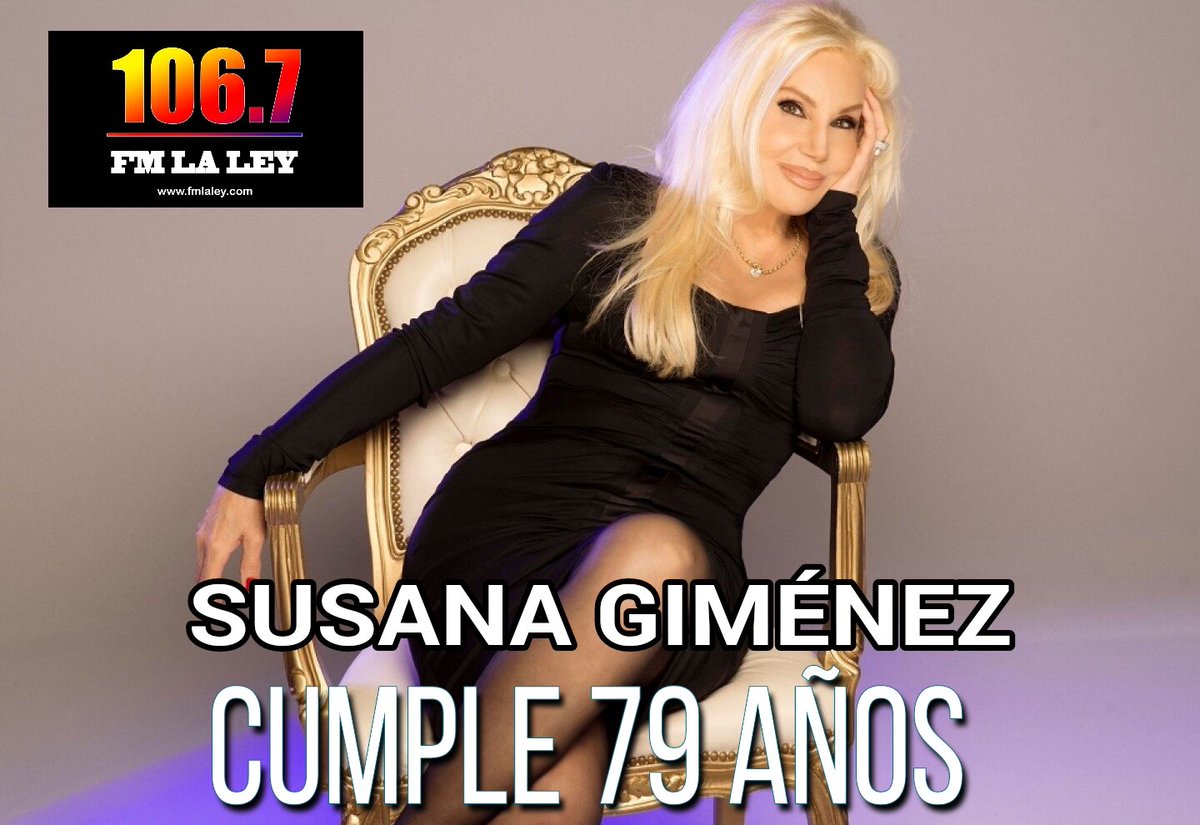 LeyFm's tweet photo. #Fmlaley1067

SUSANA CUMPLE 79 AÑOS

Este domingo 29 de enero Susana Giménez cumple 79 años.
Instalada hace 2 años en Punta del Este disfruta de sus logros en su multifacética carrera consagrada con su programa Hola Susana! https://t.co/2RPmqZDrgH