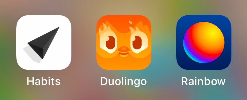 apt_lab's tweet image. I wish every app had customizable icons. A few of my faves: