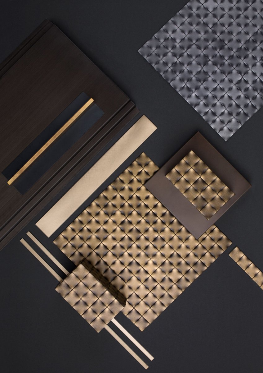 LozziSrl's tweet image. Punzonature peculiari svelano la morbida profondità del metallo
#DeCastelli #mosaico #Diamond30