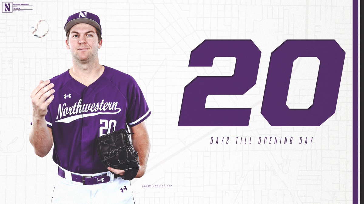 Counting down the days with #homegrown pitcher <a href="/drewgorski/">drew</a>!

#GoCats | <a href="/JimFoster23/">Jim Foster</a> | <a href="/NU_Sports/">Northwestern Athletics</a>