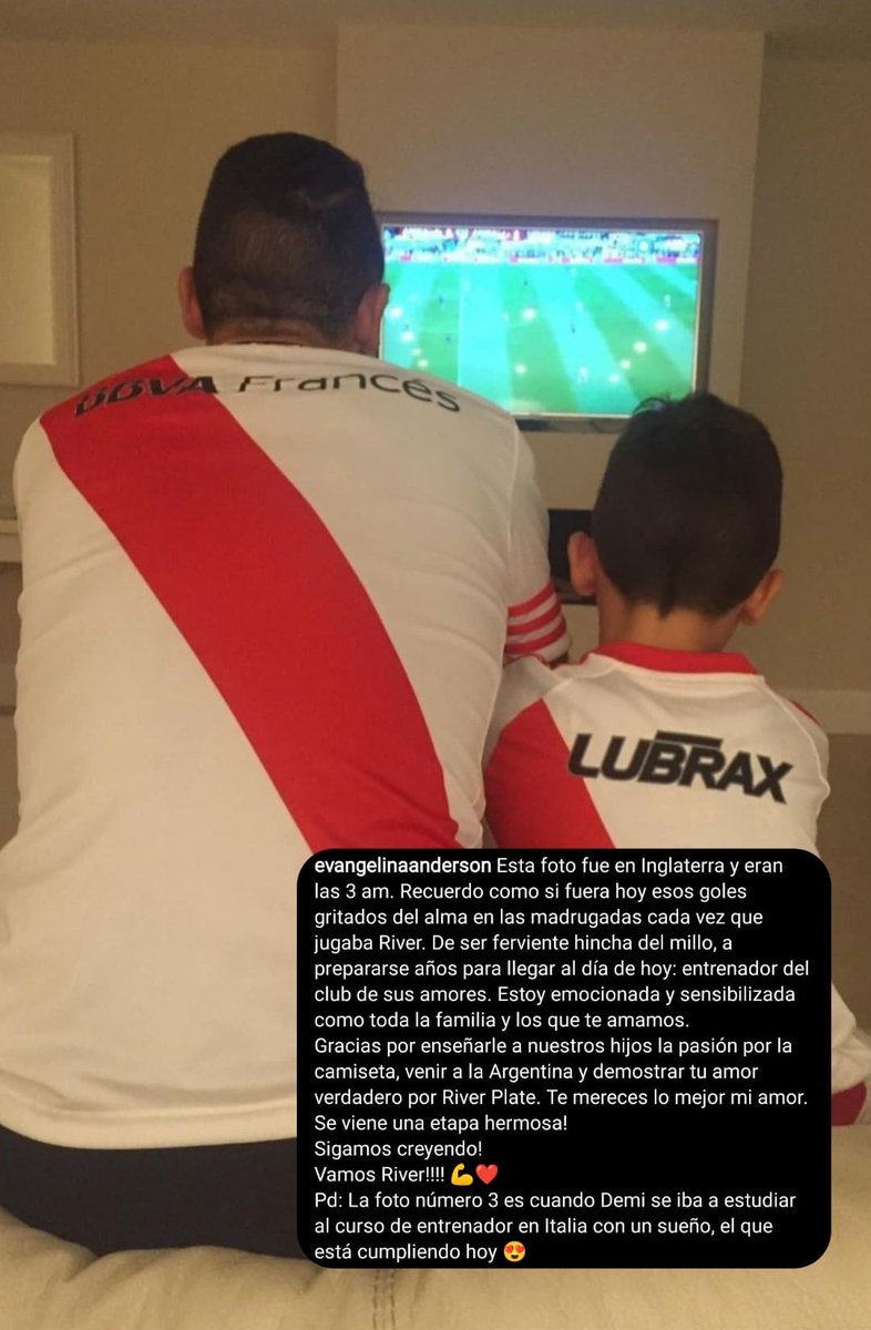 RiverLPM's tweet photo. Hermosas palabras de Evangelina Anderson, esposa de Demichelis, a horas de arrancar el desafío para el que se preparó toda su vida 🥹👏🏼❤️

¡TODOS CON VOS MICHO! ⚪🔴⚪ https://t.co/giW6fXWIKx