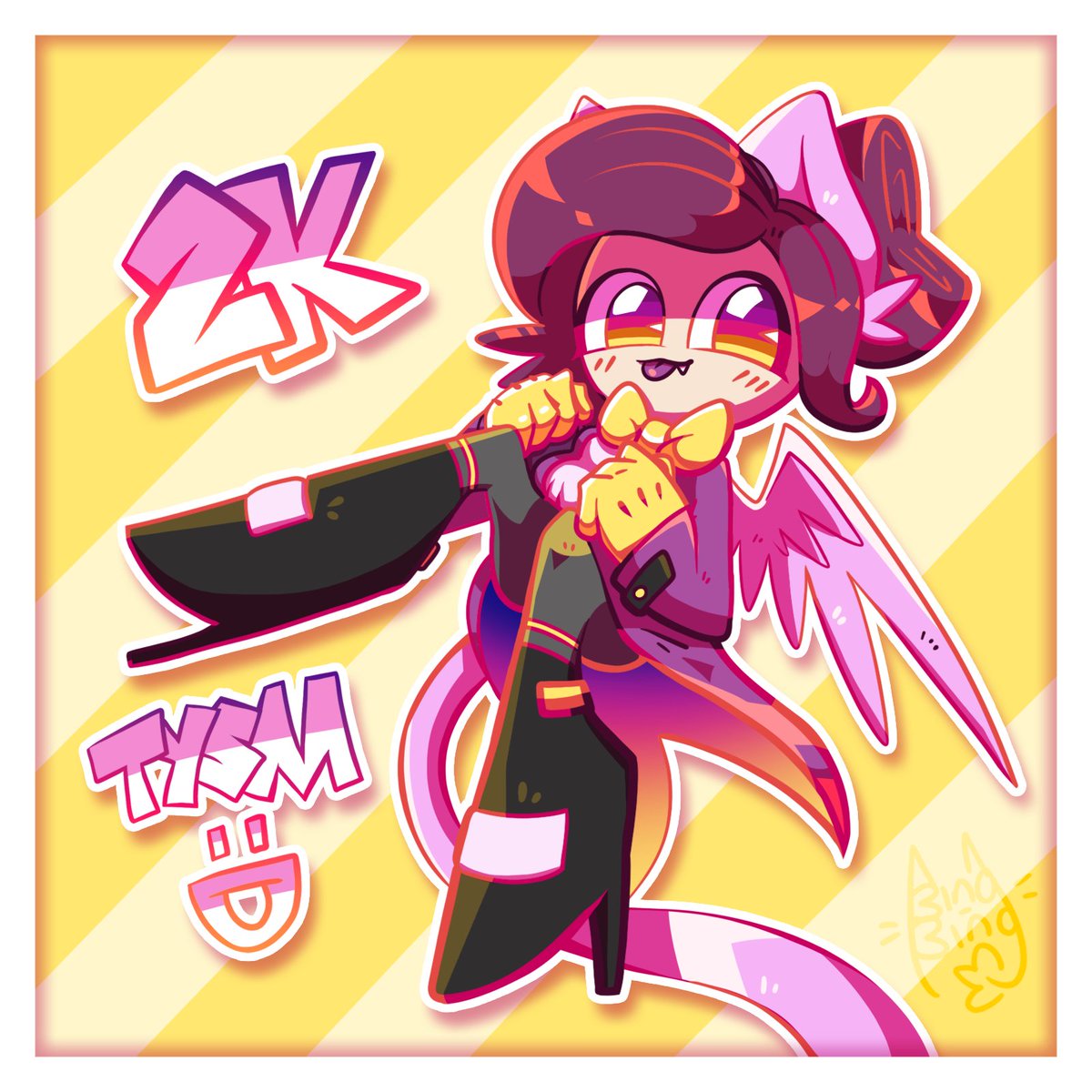 Bibi_729's tweet photo. TYSM for 2k subs on YT!!! #milestone #bingbingshobbies #2ksubs #oc #ocart https://t.co/yJTmM12GYz