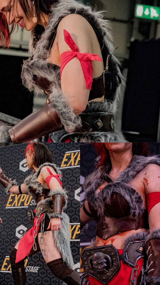 RageDarling's tweet image. Looking for a cosplay costume creator/leathercrafter to re-create this Barbarian breastplate for April.

Please share/tag people who have similar exp. Thank you 🙏🏼 

#cosplay #barbarian #dungeonsanddragons