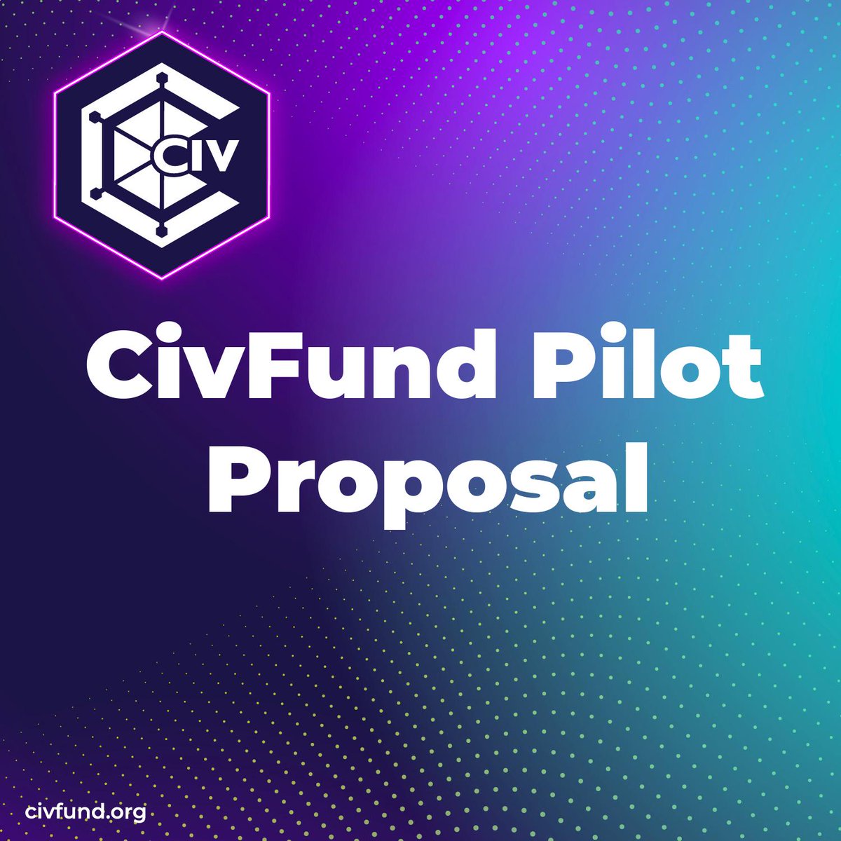 CivFund's tweet photo. CIVians, #CivFund is uploading 🔋
DAO proposal for CivFund Pilot is live 👇
https://t.co/ZtE6Cbgb2u

End⌛️: Jan 30th 11:59 pm UTC
Staked $CIV holders can vote the proposal ✅ https://t.co/V7cWsMrzWu