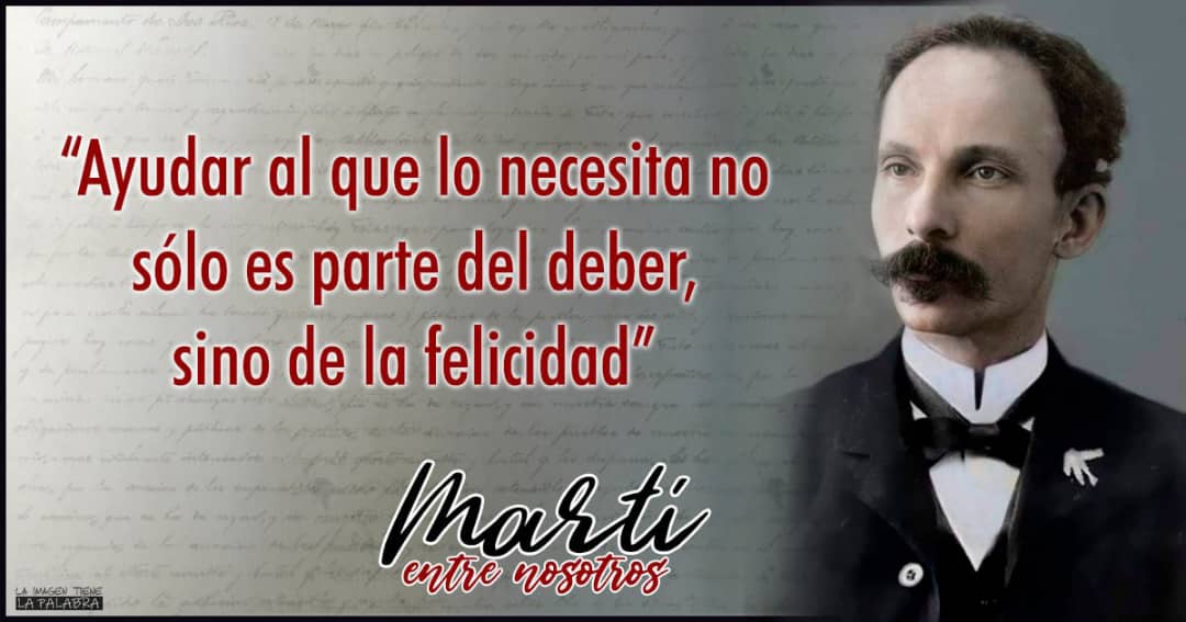 #MartiVive #CubaPorLAVida #JuntarYVencer @cubacoperaven @adizyoli <a href="/Marile90480696/">Marile</a> <a href="/andresbellocat/">CAT ANDRÉS BELLO</a>