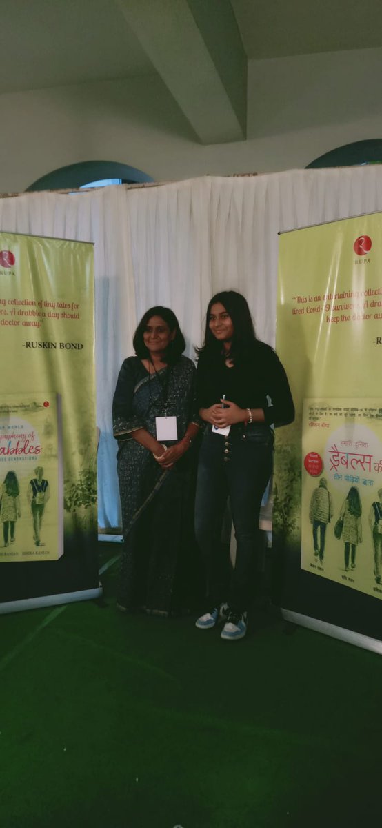 HydLitFest's tweet photo. Ruchi Ranjan and Ishika Ranjan at #HLF2023 https://t.co/w2Xngtq6mV