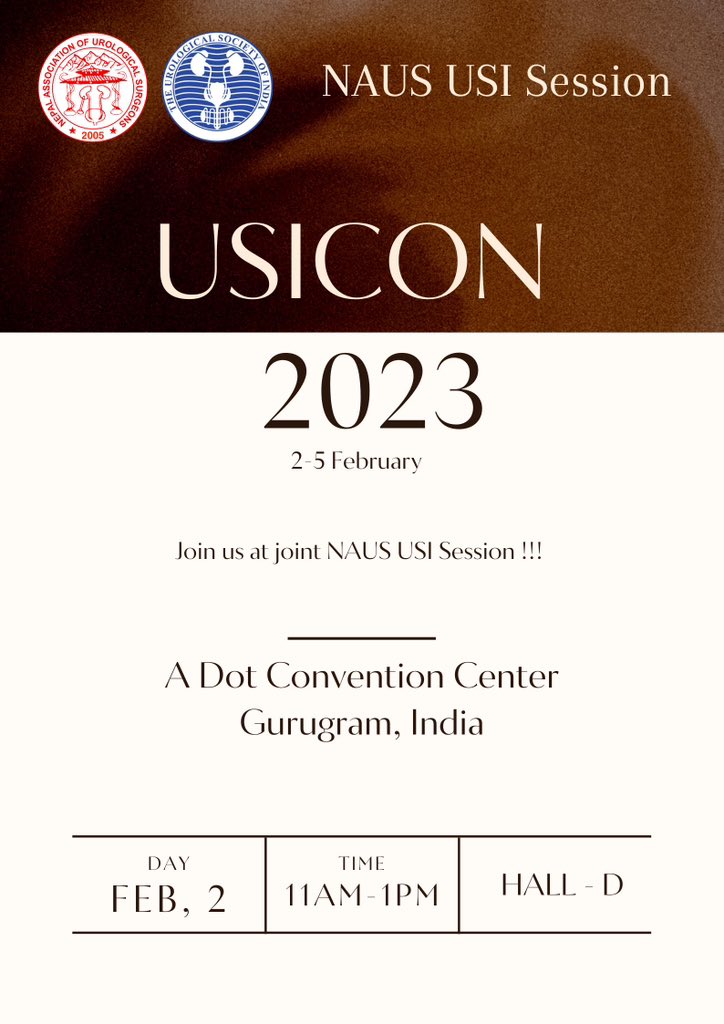 NAUS (@naus_nepuro) on Twitter photo Join us on 2nd Feb 1100 hrs <a href="/usioffice/">Urological Society of India ๐ฎ๐ณ</a> <a href="/USIsecretary/">USI Office</a> <a href="/USIPresident/">USI President</a> <a href="/usiboe/">USI Board of Educati</a> #usicon2023 Join us on 2nd Feb 1100 hrs <a href="/usioffice/">Urological Society of India ๐ฎ๐ณ</a> <a href="/USIsecretary/">USI Office</a> <a href="/USIPresident/">USI President</a> <a href="/usiboe/">USI Board of Educati</a> #usicon2023