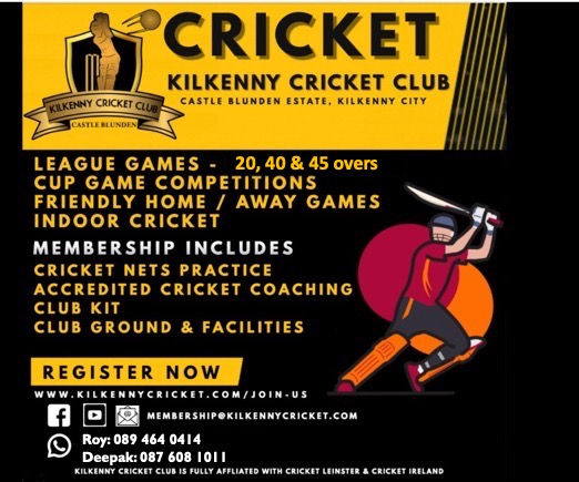 Kilkenny Cricket Club (@cricketkilkenny) on Twitter photo If you are interested in playing cricket this season. Please join us at <a href="/cricketkilkenny/">Kilkenny Cricket Club</a>. We currently have three teams playing in Division 7, 17 and 18 respectively. We also have Youth and Women's team with excellent coaching facilities. If you are interested in playing cricket this season. Please join us at <a href="/cricketkilkenny/">Kilkenny Cricket Club</a>. We currently have three teams playing in Division 7, 17 and 18 respectively. We also have Youth and Women's team with excellent coaching facilities.