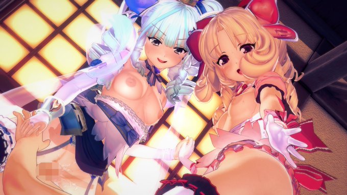 魔法少女の魔力の補充?
こうするんだよ!🫣
二人に増えたから二倍の労力
アクセサリー抜けがきになって再投稿
いいねくれたひとすまん😇(二回もやらかしたわ
作業するならちゃんとベッドから出ないとダメだなーw 
SDはお借りしてます
ありがとうございました 