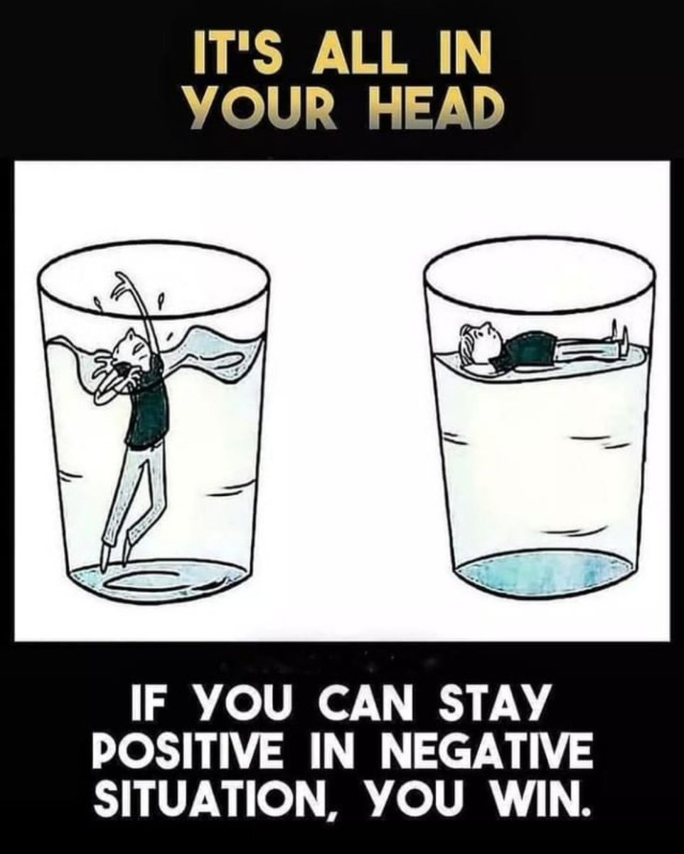Stay positive even in negative situation!
