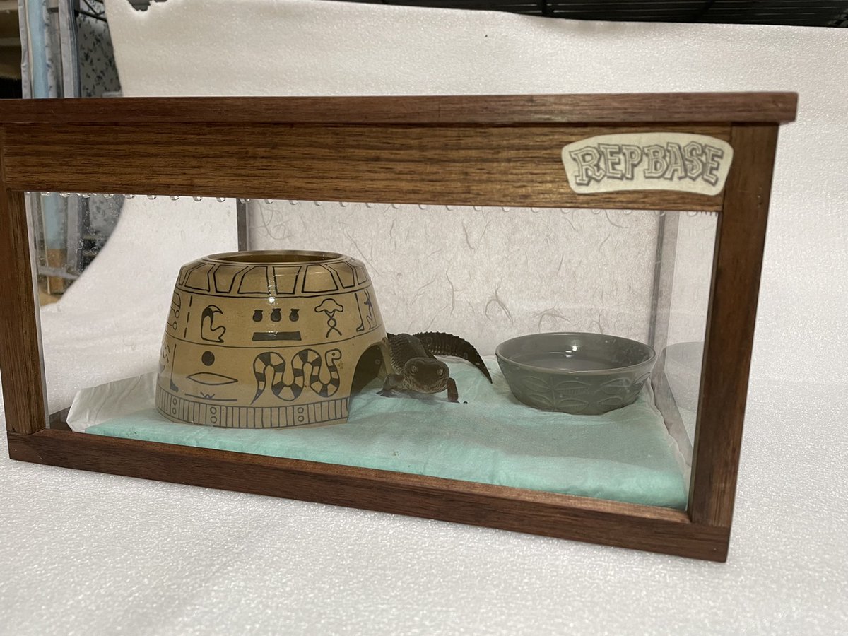 matukikenta's tweet photo. REPBASEさんにて新商品レプフレームお迎えしましたー!珍しい木を使っているらしくとてもおしゃれ🌟
コミさん気に入ってくれるといいけど
#repbase #冬レプ #ジャパンレプタイルズショー2023 #レオパ #ヒョウモントカゲモドキ #ブラックナイト #爬虫類 https://t.co/XpXaoLb7xF