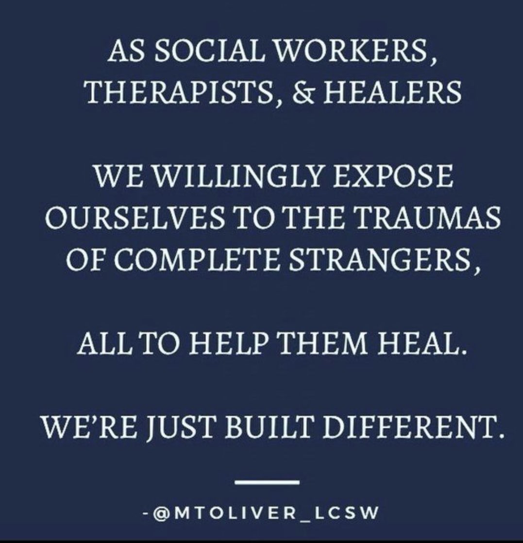 Repost. Not my original words but words I agree with #therapists #socialworkers #counselor #mentalhealthprofessionals #traumahealing #survive #thrive #revive