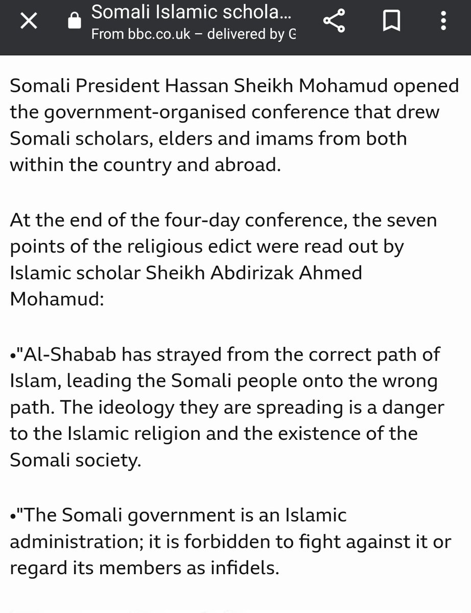 somalianalyst's tweet photo. 10 years ago, President HSM held an Ulema Conference in #Mogadishu and said the same things as his recent conference. Result? Nothing positive for the government in terms of defeating AS. Same old, same old. #ChangeNeeded #UlemaConference"
https://t.co/A2T5yONVCC https://t.co/XIsWQSkzh5