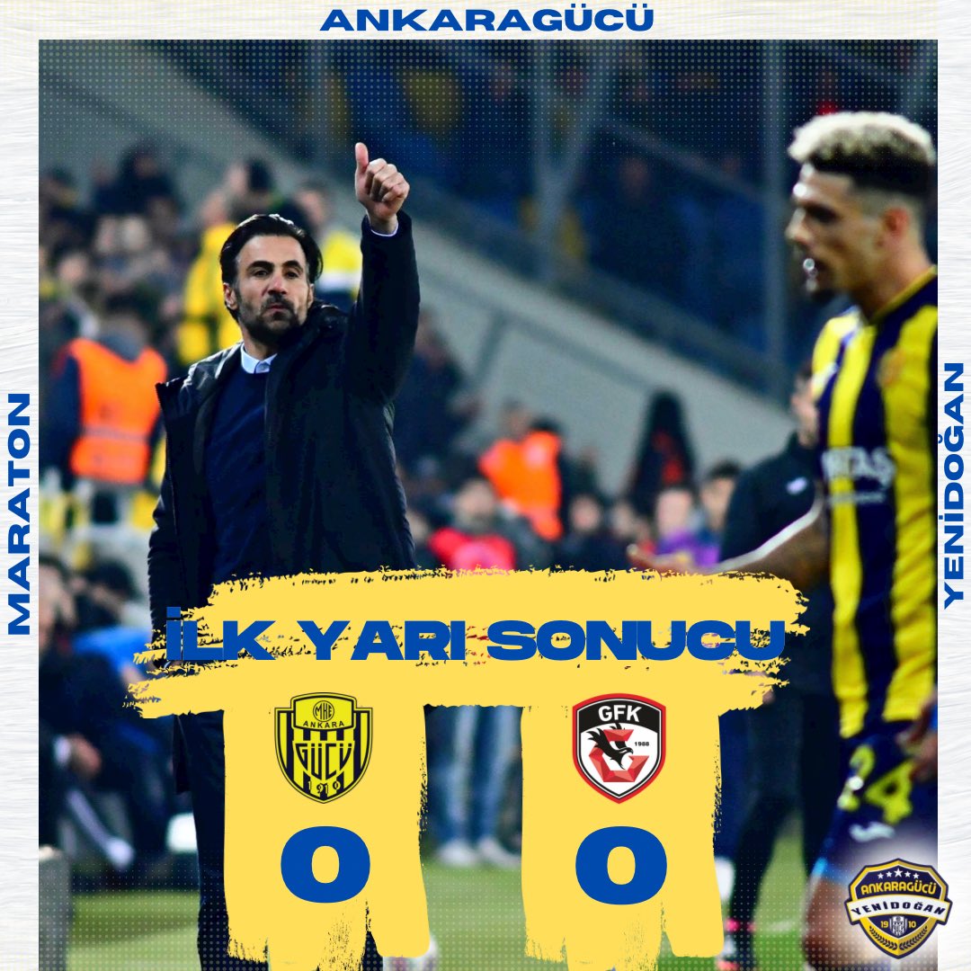 ⏱ İlk Yarı Sonucu|

MKE Ankaragücü 0-0 Gaziantep Fk

#AGvGFK