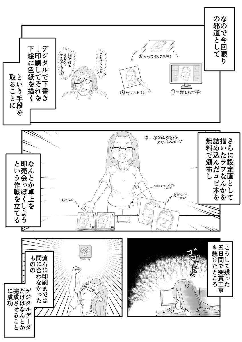 りょなけレポ漫画③ 