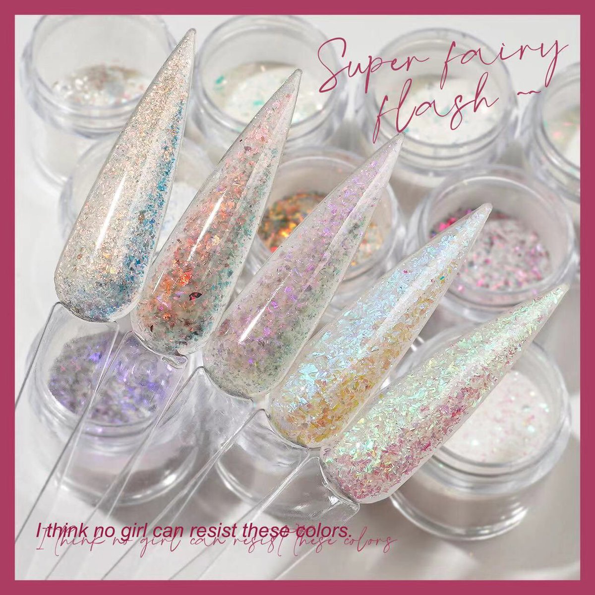 Naildobeauty's tweet photo. Fairy flash series. π§π»ββοΈπ§π»π§π»ββοΈ
Glitter Acrylic Powdersπ
π»
.
πNail factory | wholesale | OEM/ODM
βοΈWorldwide shipping
πCheck more at https://t.co/RYiXvXkK0i
.
#nailglitter #acrylicpowder #nailsupply #nailwholesale #nailsupplier #nailart #nails #nailfactory #nail #naildesign https://t.co/OZcp5QHWIk