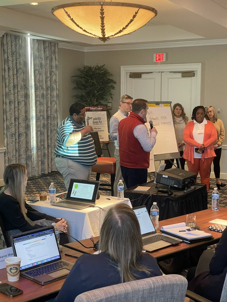 VAeducatorCTC's tweet photo. I had a blast presenting on PLCs and technology use with @beth_terrier at the @VTSchoolLeaders. @MBDCoach, thank you for the invite! It’s great to be able to give back to a program that helped me grow as a school leader. https://t.co/Vx0qJBuaWR