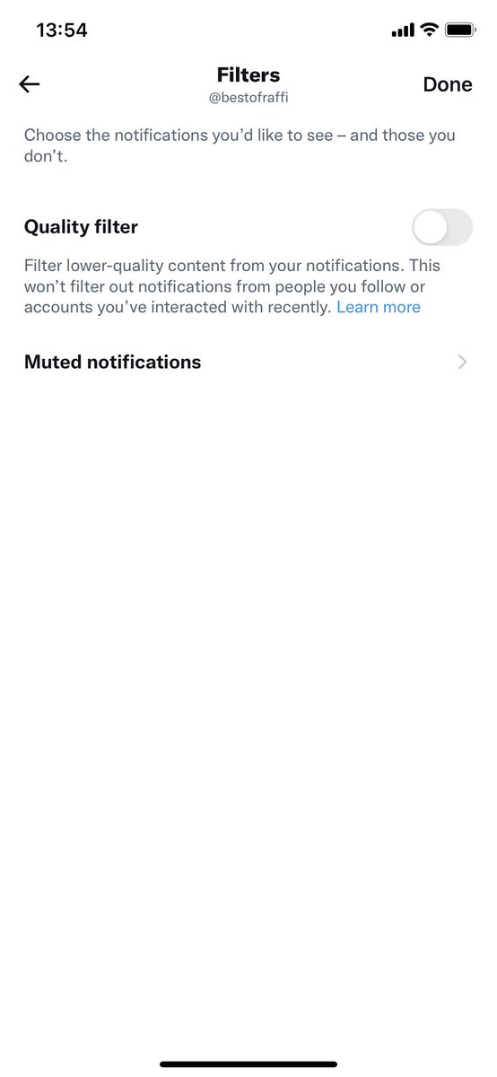 Guys go into notification settings and turn off quality filter otherwise you won’t get all your notifications