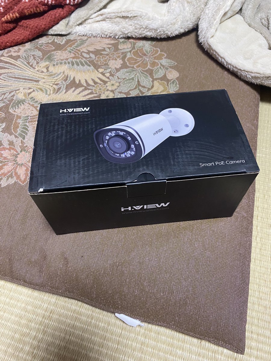 ikenie3's tweet image. H.VIEWの監視カメラを買いました