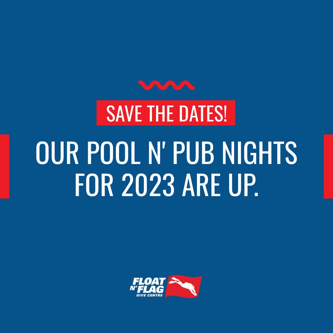 FloatnFlag's tweet image. As a diver it's important to keep your skill fresh. Pool N' Pub Nights are both active and fun! *Please sign up the Friday before the weekend in order to be processed in time for our session. 

Sign up and learn more here: floatnflag.com/pool-n-pub/