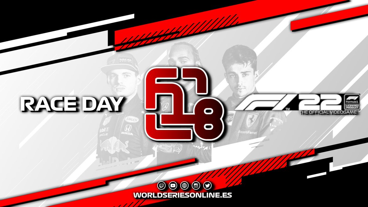 🏁 ¡Race Day! 🏁

🏆 - Categoría #F18.
🇦🇺 - Gran Premio Australia.
🕕 - 18:00h (Hora peninsular).
🎙 - <a href="/LHuayamave01/">Luis Huayamave</a>.
📺 - twitch.tv/wso_formula1.
