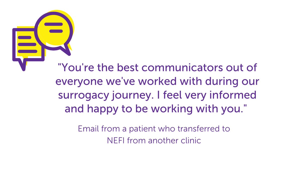 There's a lot riding on a #surrogacy journey. That's why NEFI makes #communication a top priority. No #IntendedParent should be left hanging or wondering what's going on at any time. We're accessible. Just like patients deserve. #fertility #IVF #surrogacy #eggdonation