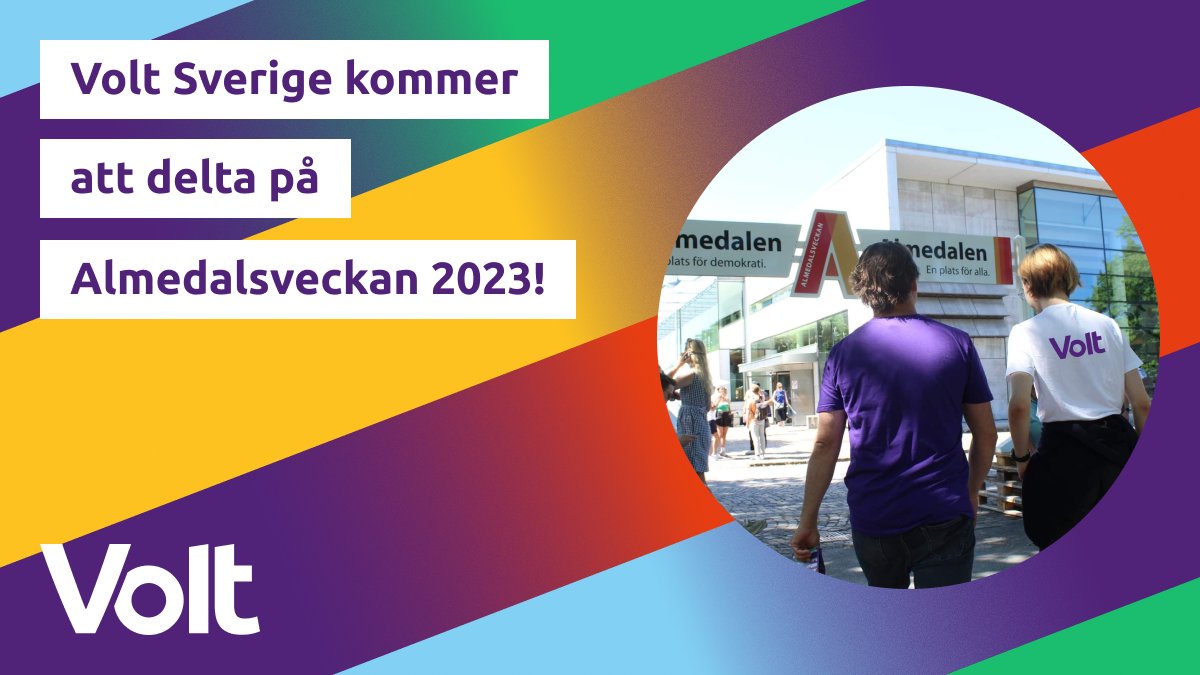 Vi kommer till Almedalsveckan i Visby. 
Alla voltare är välkomna. #voltinvasion

27 juni - 1 juli
#svpol #almedalen2023 #votevolt