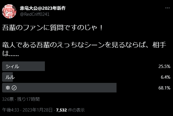 大公様には内緒デスノ
🐉💕🚗💦💦 