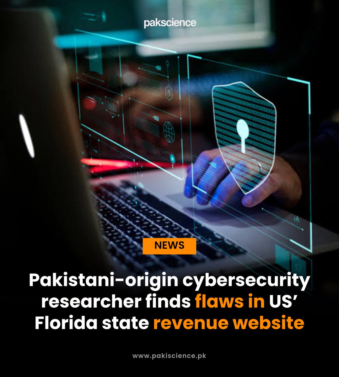 A UK-based, Pakistani origin cyber security researcher Kamran Mohsin has exposed vulnerabilities in Florida’s revenue department’s website. 

It was exposing personal data, Social Security numbers &amp; bank account info, submitted by individuals filing for business tax registrations