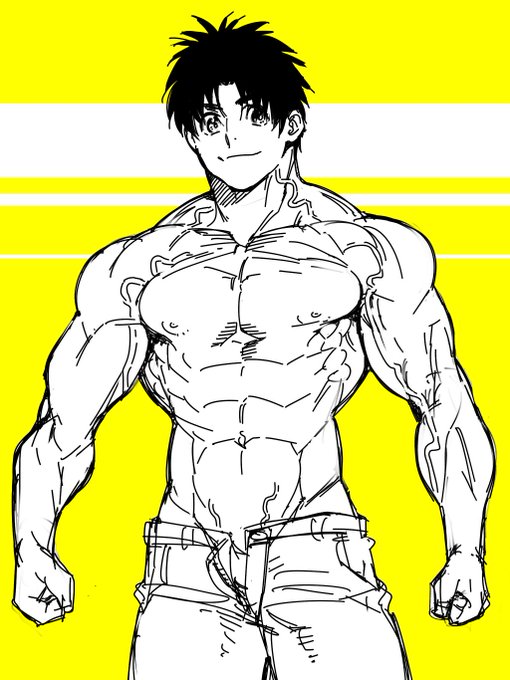 「abs topless male」 illustration images(Latest)