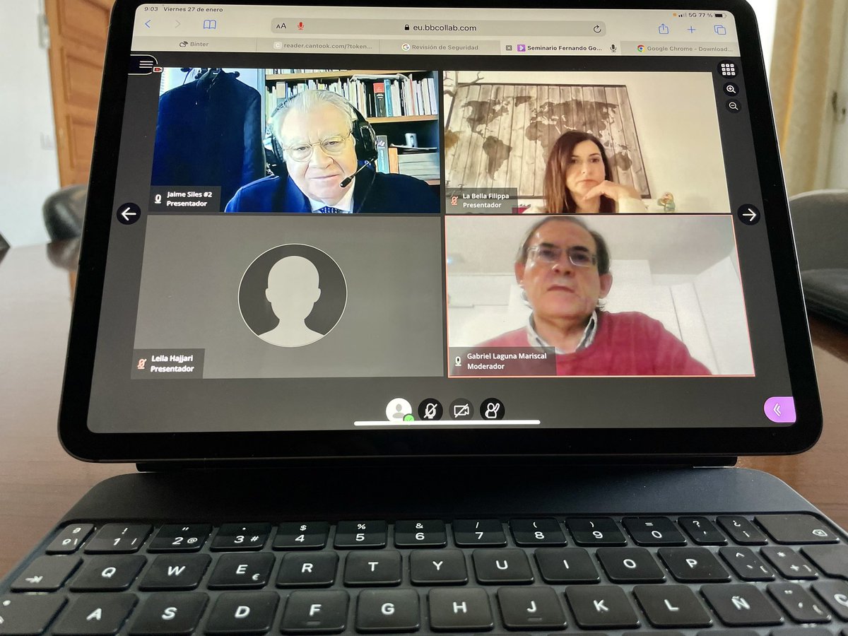 Se cierra con éxito el seminario online para honrar la figura del poeta Fernando González.

Agradezco a Mónica Martínez Sariego, profesora titular de la ULPG por resaltar la figura de un hijo ilustre de la ciudad y felicita a la organización por el alto nivel de los ponentes.