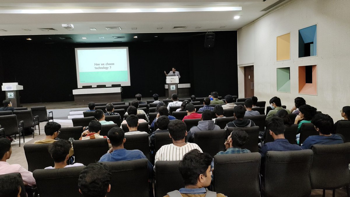 _ashish_tiwari's tweet photo. New year started with Elastic student community.
Met with ~200+ students in January :)
Session 1: @frcrce_bandra
Session 2: @umitsndtwu
Session 3: @IITBHU_Varanasi
It was fun meeting with all students. More to come.
#elasticsearch #studentMeetup #elastic #elasticmeetup https://t.co/97axDQrwuu