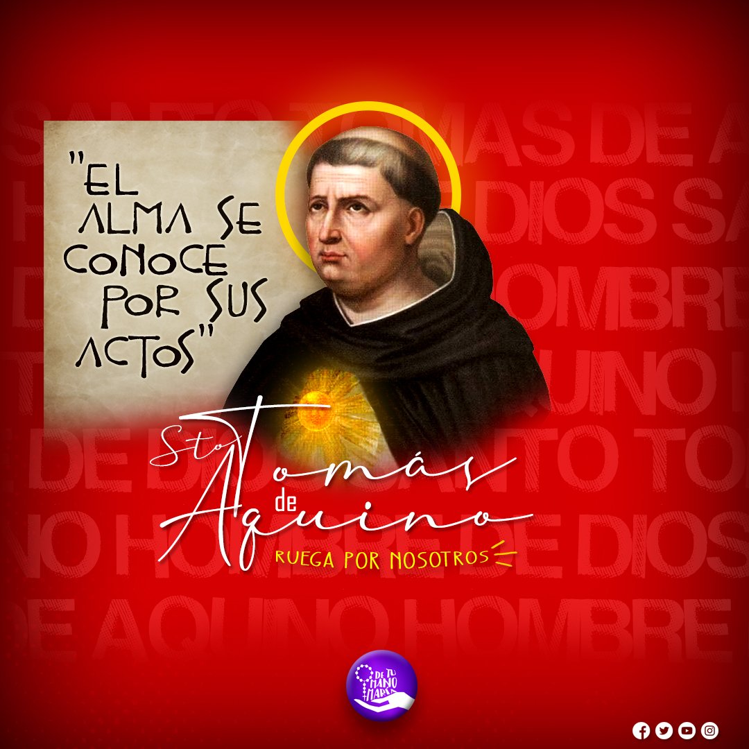 DeTuManoMaria's tweet photo. #SantoTomás #SantoTomásDeAquino #Presbítero
#PatronoDeLosEstudiantes #PatronoDeLasEscuelasCatólicas
 #DoctorDeLaIglesia #SummaTeológica #Cuestiones  #Católicos https://t.co/5uRoQ8I4K9