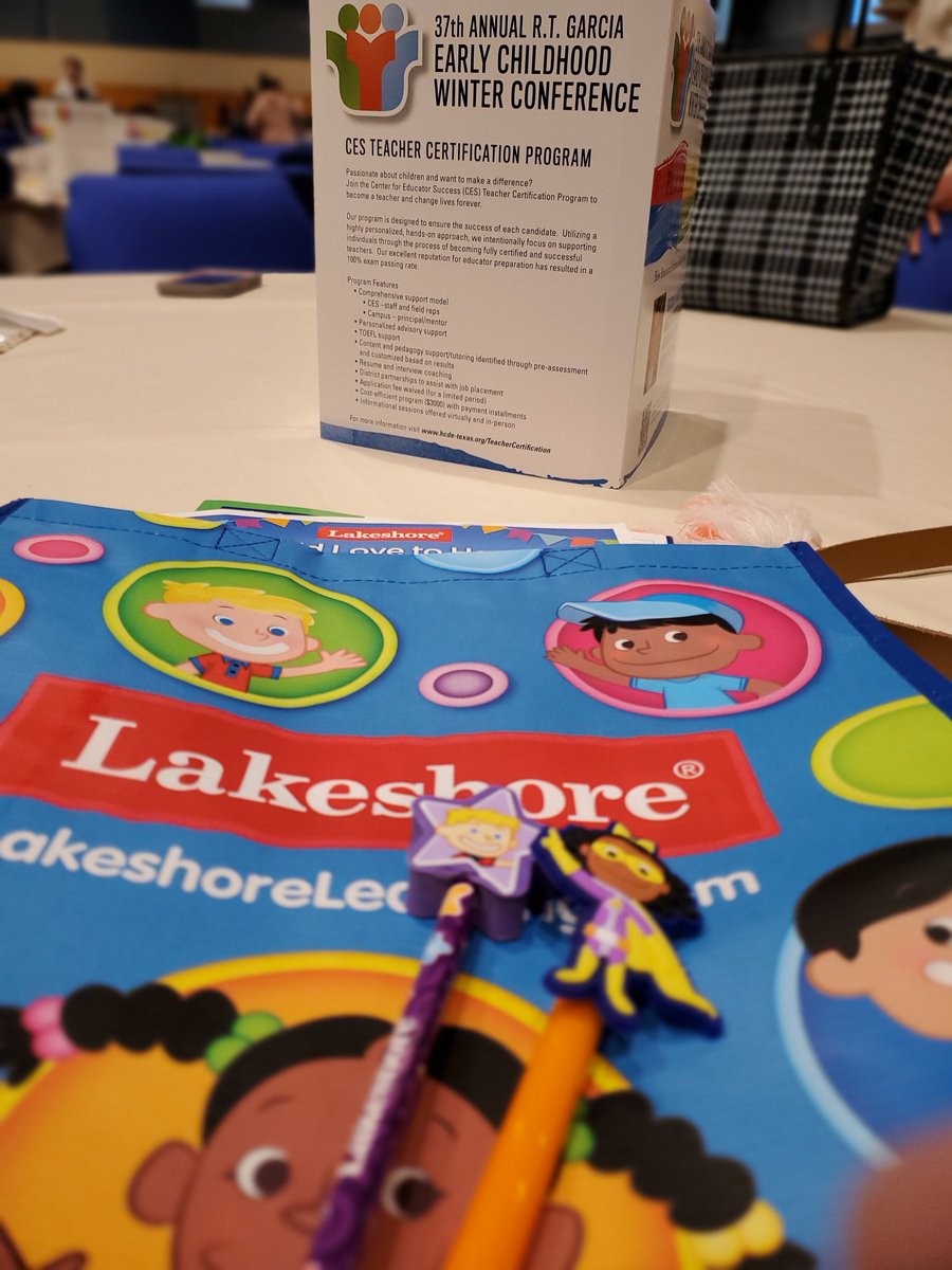 There's no swag like <a href="/LakeshoreLM/">Lakeshore Learning</a> swag! #ECWC2023 <a href="/ChancellorComet/">Chancellor Elementary</a> @Luptonkinder <a href="/MrsSotoPreK/">Jennifer Soto</a> <a href="/Rabideau_PreK/">Mrs. Rabideau</a>