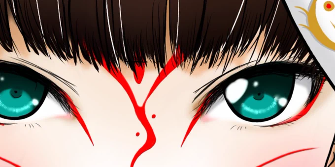 #このタグを見た人は自分の絵柄の目部分を見せる 
