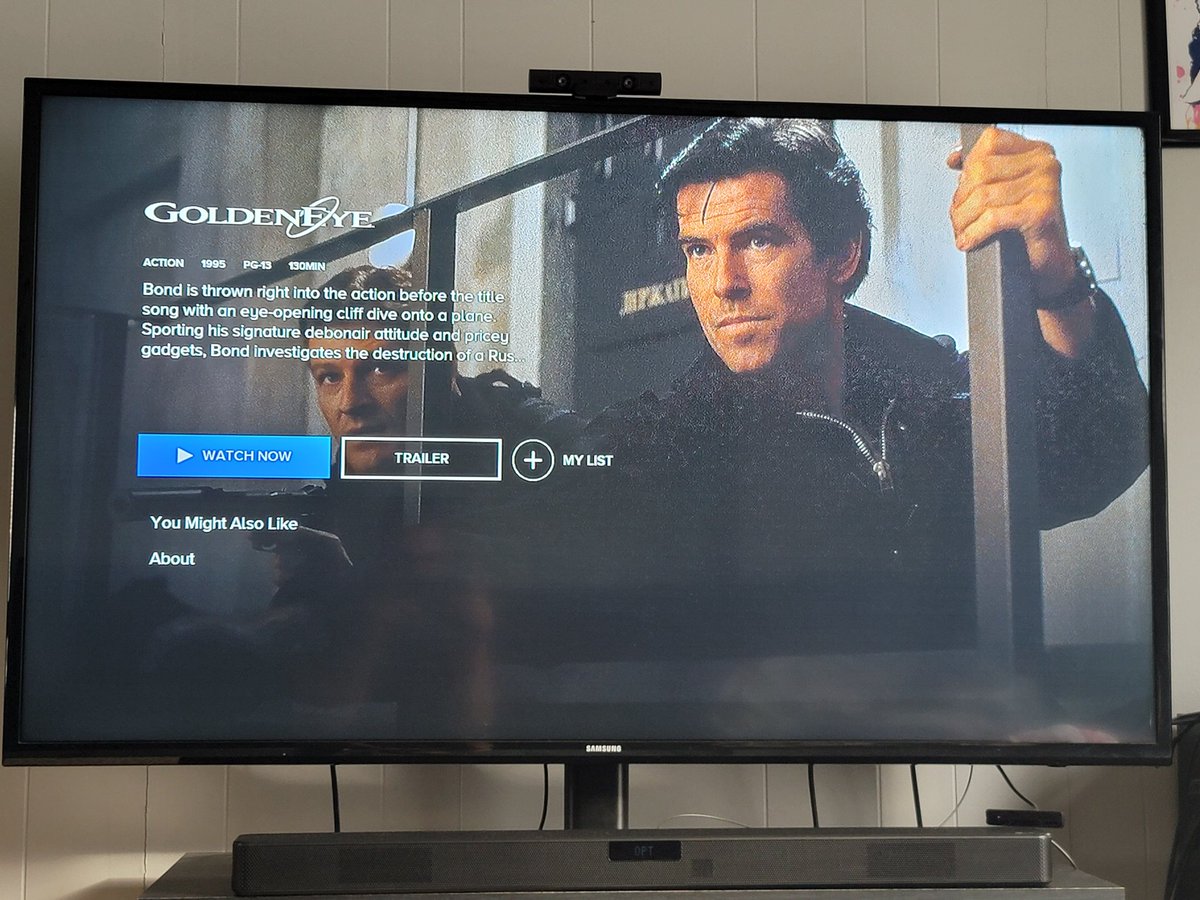 retrowildlands's tweet photo. In honor of Goldeneye 007 releasing on the #NintendoSwitch and Xboxβ―I decided a great way to prepare would be to catch the movie. πΏ
Anyone getting into Goldeneye this weekend?
#slappersonly #oddjob #retrogames #goldeneye #jamesbond #videogames #podcast #ParamountPlus https://t.co/6R0uBktfAV