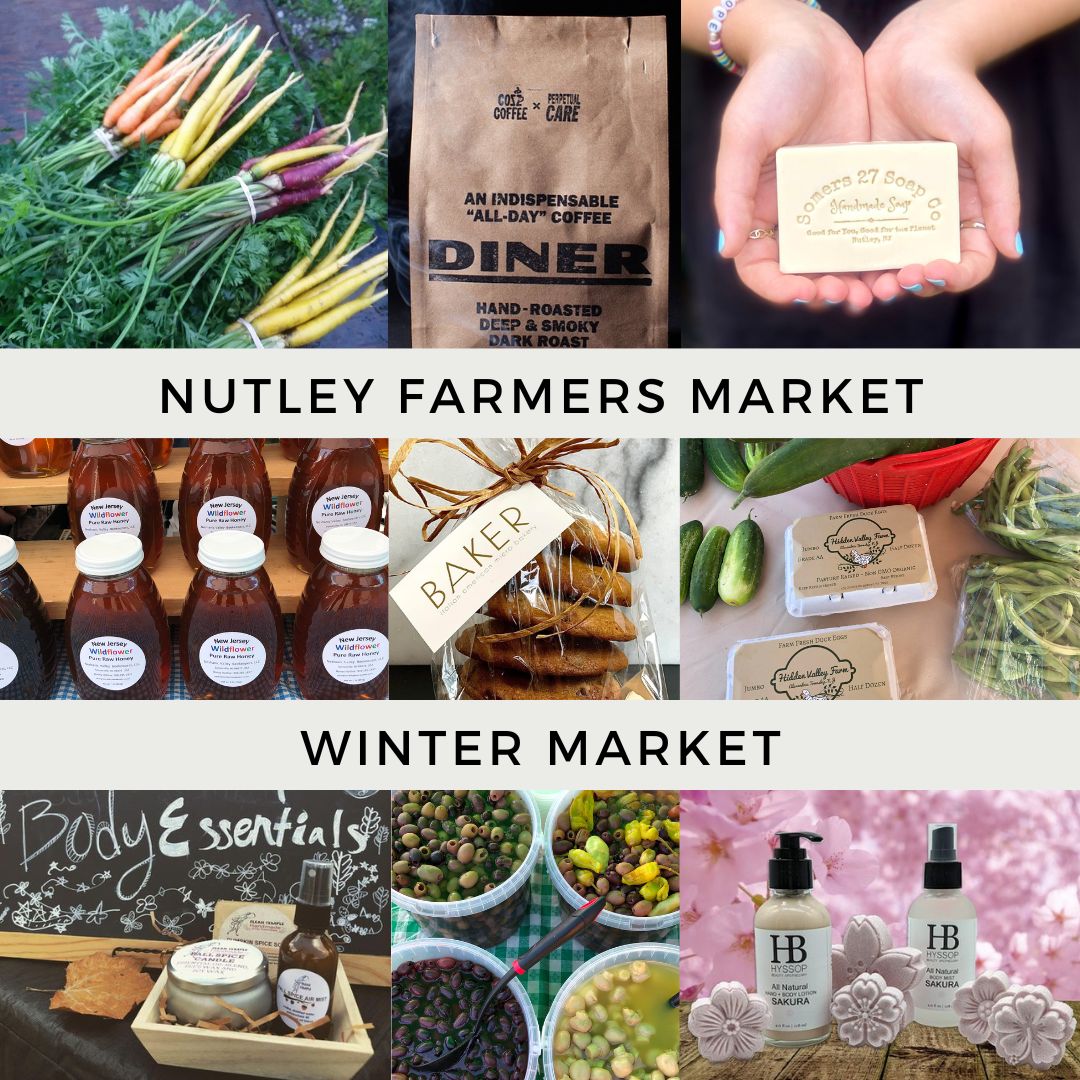 💚One-Day Winter Farmers Market! #nutleyfarmersmarket
📅Sun, Feb 19, 2023, 1pm to 5pm
📍Vincent United Methodist Church, 100 Vincent Place, Nutley, NJ
🍓Fab farmers, food companies, &amp; purveyors of goods!
🎷 Musical Guest: Larry/David Duo