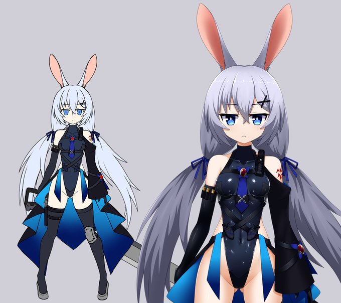 我が家で一番強い覚悟持ってるのはTRPGの兎ですかね。いや冷静に見ると角度すごい、並み居るえっち創作キャラ勢を寄せ付けない鋭角 