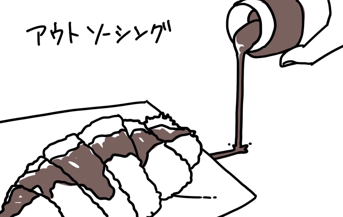 まさにこんな感じ！アウトソーシングのイメージはこちら！
