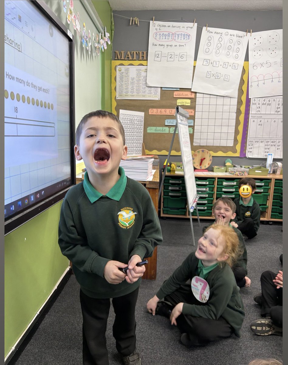 Wye_WPA's tweet image. We had a new teacher for maths on Friday! He was very popular! #WatersideMaths #HappyChildrenLearn 😃
