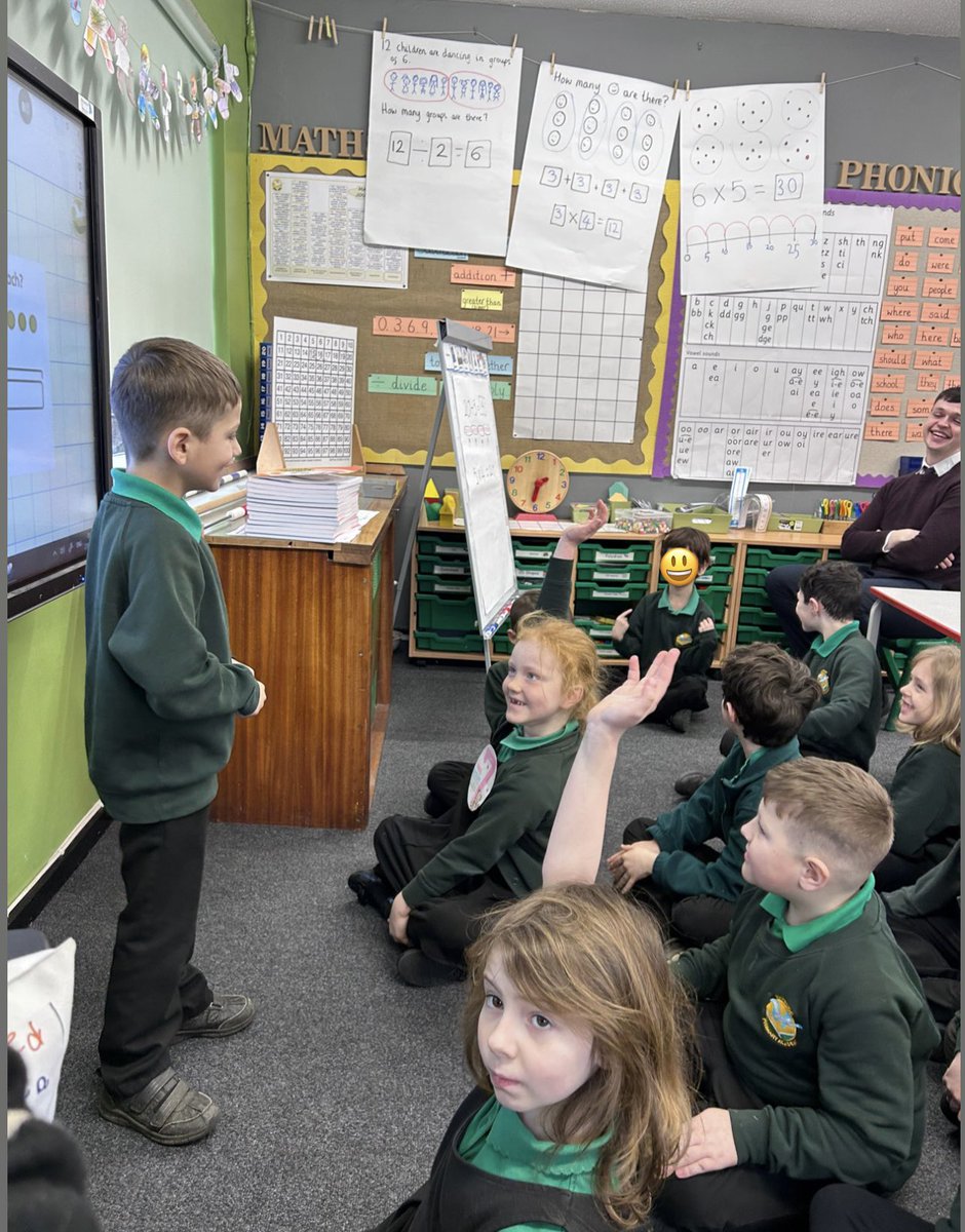 Wye_WPA's tweet image. We had a new teacher for maths on Friday! He was very popular! #WatersideMaths #HappyChildrenLearn 😃