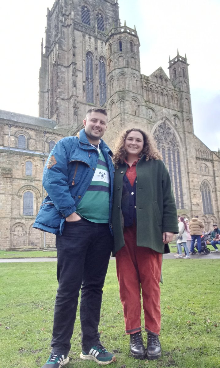 Dr_Cranfield's tweet photo. Lovely trip to Durham with @elliotthiggin before our wedding in June, I graduated in 2016 and Elliott in 2018 but neither of us have been back in a while so lovely to visit again #the70percent @durham_uni https://t.co/fE9cIHoPTP