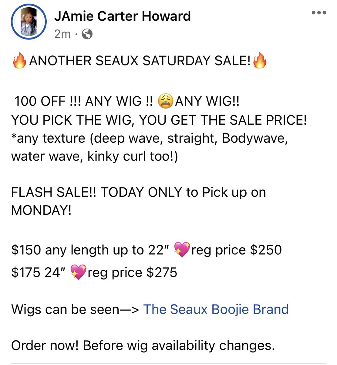 #HairSale 💖