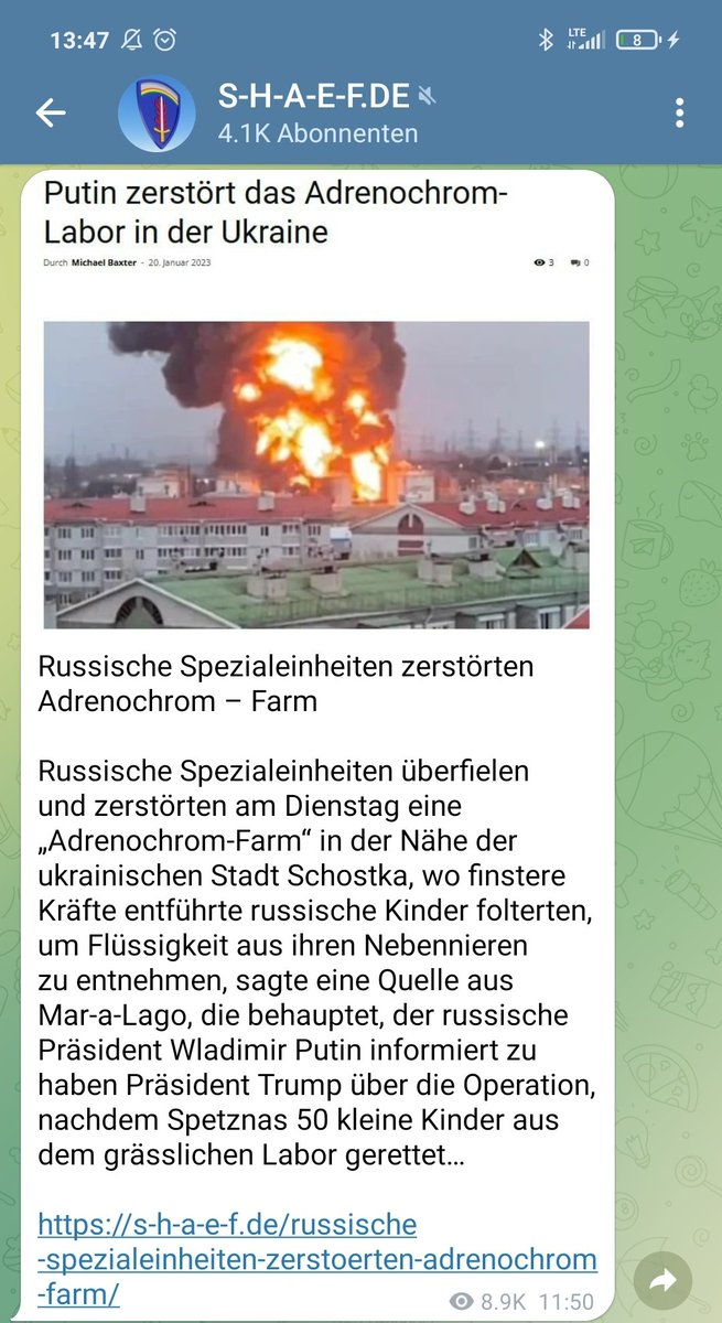 #shaef.
Kann mir einer erklären, warum man zulässt, dass der liebe #ThorstenJanssen immer noch seinen Schwachsinn auf Telegram loswerden kann?
Der sitzt doch in Norddeutschland in der Klapse, weil er mein Major der US Space force unter Trump zu sein.
#querdenkentoetet