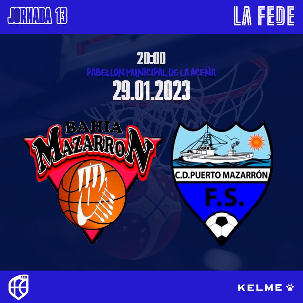 CDPuertoFS's tweet photo. 🏀 BALONCESTO 🏀

🙌🏻 Segundo derbi de la temporada y segundo de la historia, el primero nos sonrió y mañana lucharemos por el segundo

🌊 Os esperamos.

🗣 ¡PUERTO!

🆚 @MazarronBasket.
📆 Domingo 29 de Enero.
🕢 20:00
🏟 Pabellón Municipal.
📌 Mazarrón.

#ElPoderDeLaMarea🌊 https://t.co/hirFafhNei