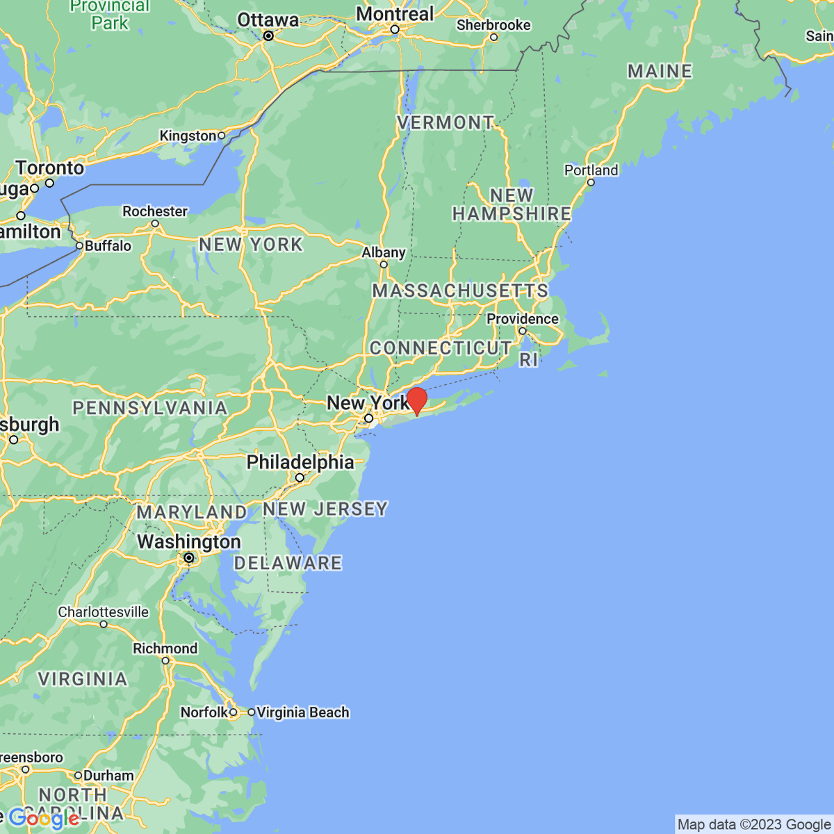 New town every hour on Twitter "East Islip, New York Population