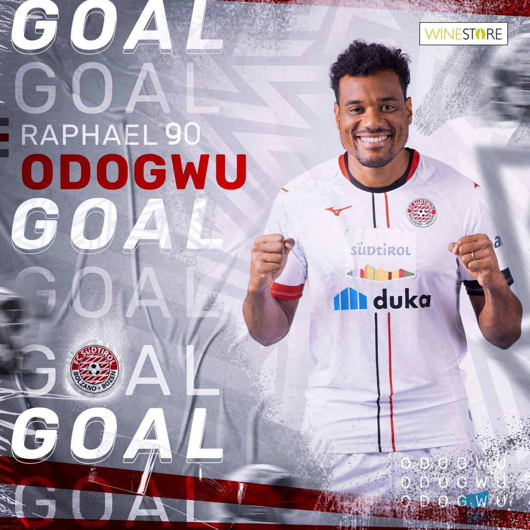 fclubsuedtirol's tweet photo. ⚽️GOOOOOOOOOOOOOOOOOOL 

ANCORA ODOGWU!

Corner di #Casiraghi, stacco imperioso di #Odogwu: 2-1!

#FCSREG #FCSüdtirolReggina #SerieB #SerieBKT #Whitereds https://t.co/T4KqbFuJDP